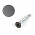 Вертикальный профиль-ручка ALUMOVE ESTET с уплотнителем, никель